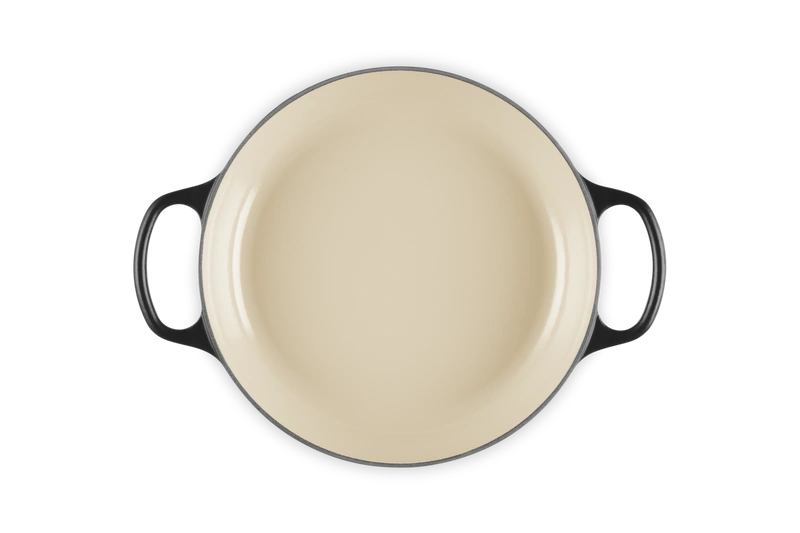 Le Creuset - garnek Gourmet Profesjonalny żeliwny 26 cm 2,2 l czarny