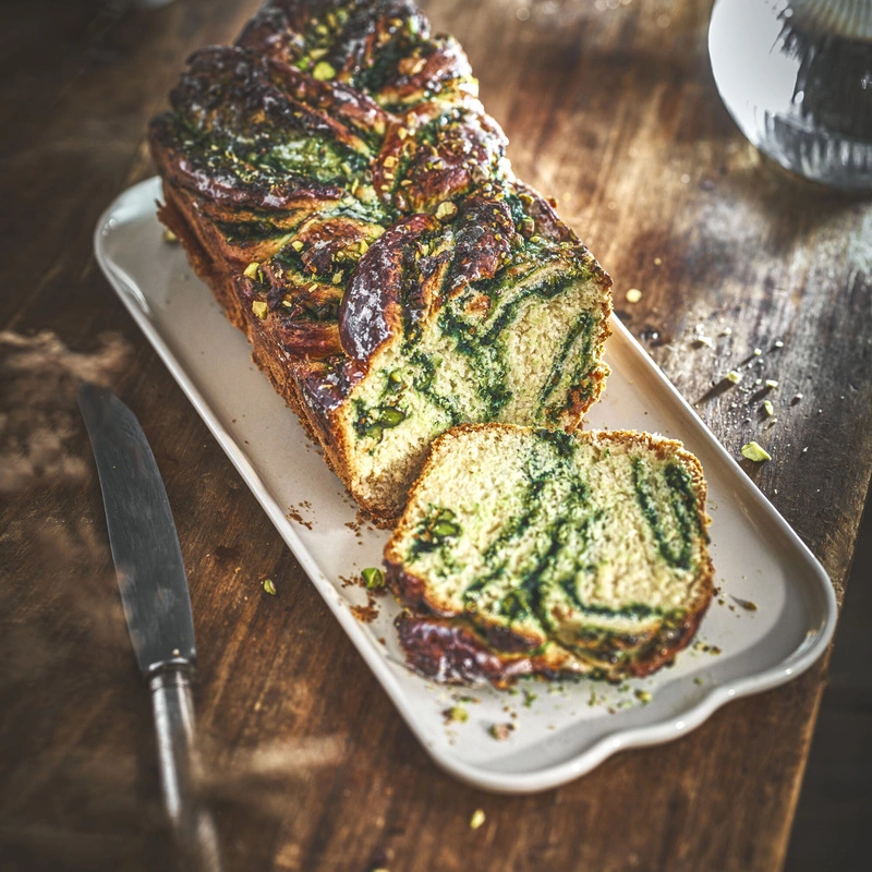 Emile Henry - Prostokątny talerz do serwowania - różany