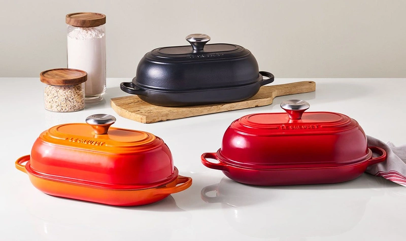 Le Creuset - owalny garnek do pieczenia chleba płomienna