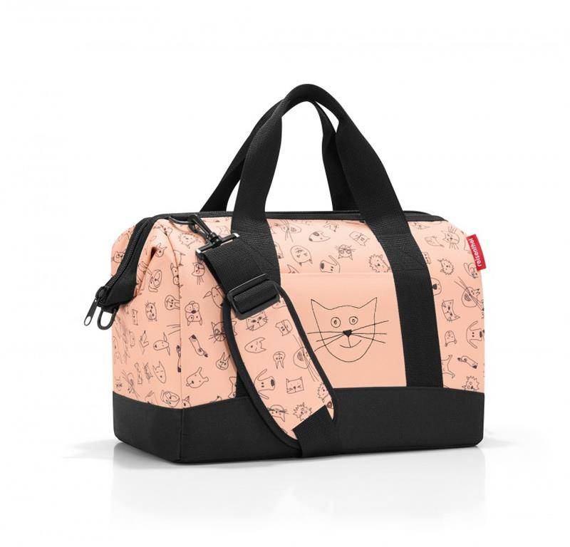 Reisenthel - Torba allrounder M kids cats and dogs rose