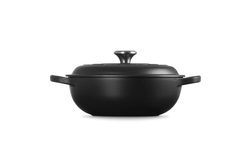 Le Creuset - garnek żeliwny do gulaszu 2,2 l 22 cm czarny