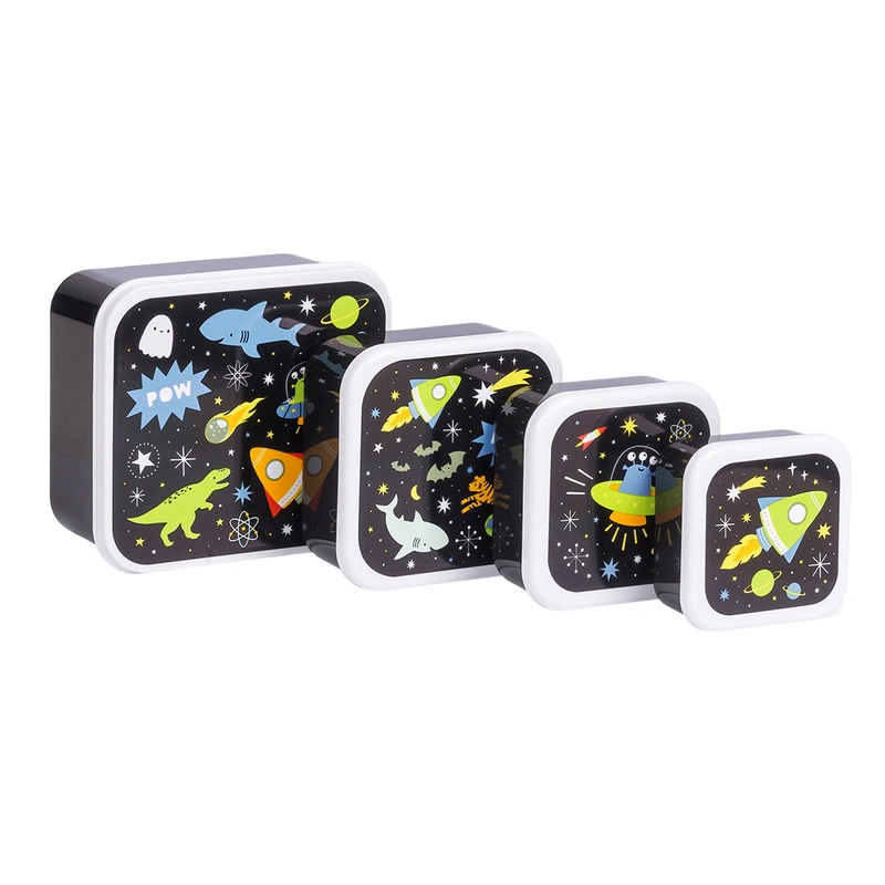 A Little Lovely Company - Lunchboxy dla dzieci GALAXY