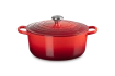 Le Creuset - garnek żeliwny emaliowany Signature 28 cm 6,7 l wiśniowa