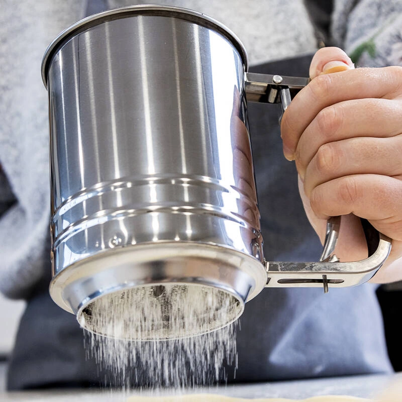 KitchenCraft - KitchenCraft sitko do przesiewania mąki ze stali nierdzewnej