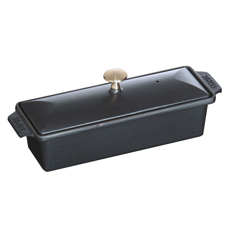 Staub -  żeliwne naczynie do terriny lub pasztetu czarne 30 cm