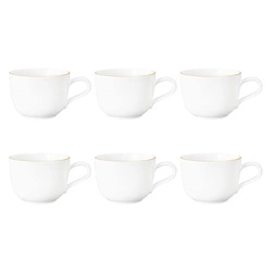 Seltmann - LIBERTY GOLDLINE Zestaw 6 filiżanek do kawy 260 ml