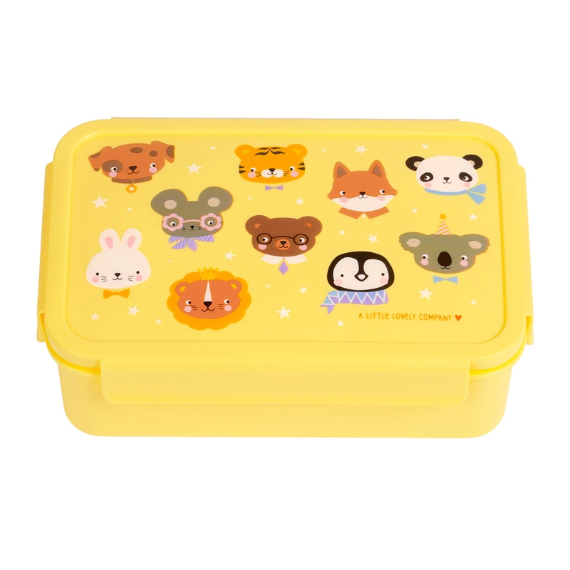 A Little Lovely Company - Bento lunchbox ANIMAL FRIENDS