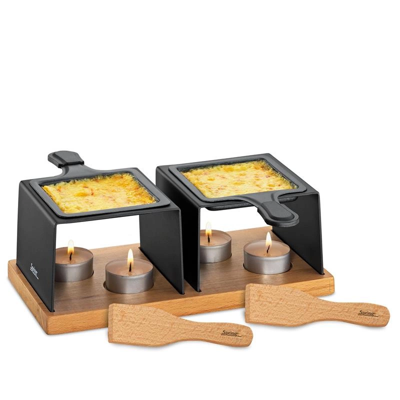 Spring - mini-raclette na tealight dla 2 osób, 24,5 x 12,5 x 8 cm GOURMET PARTY