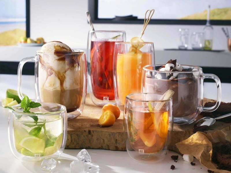 Zwilling - dwie szklanki z podwójnymi ściankami do kawy Sorrento Plus 355 ml