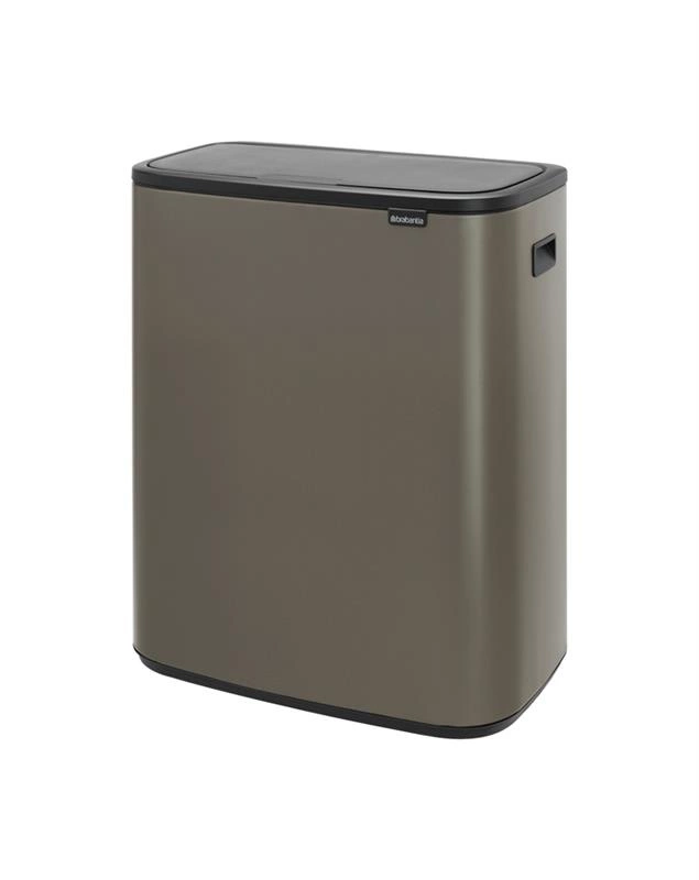 Brabantia - Kosz na śmieci Touch Bin Bo 60l platyna