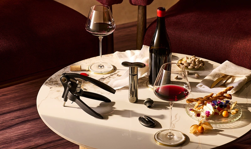 Le Creuset - Korkociąg czarny automatyczny LM 250 z obcinarką