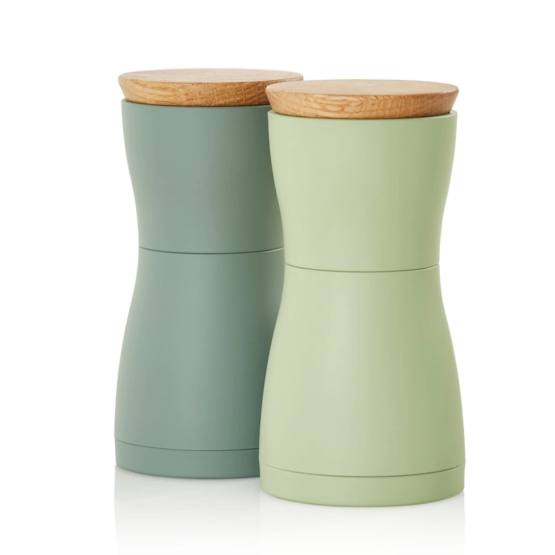 AdHoc - Zestaw młynków do pieprzu i soli Twin zielony
