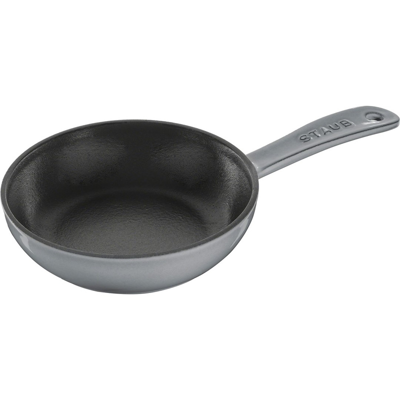 Staub - patelnia żeliwna 16 cm grafitowa