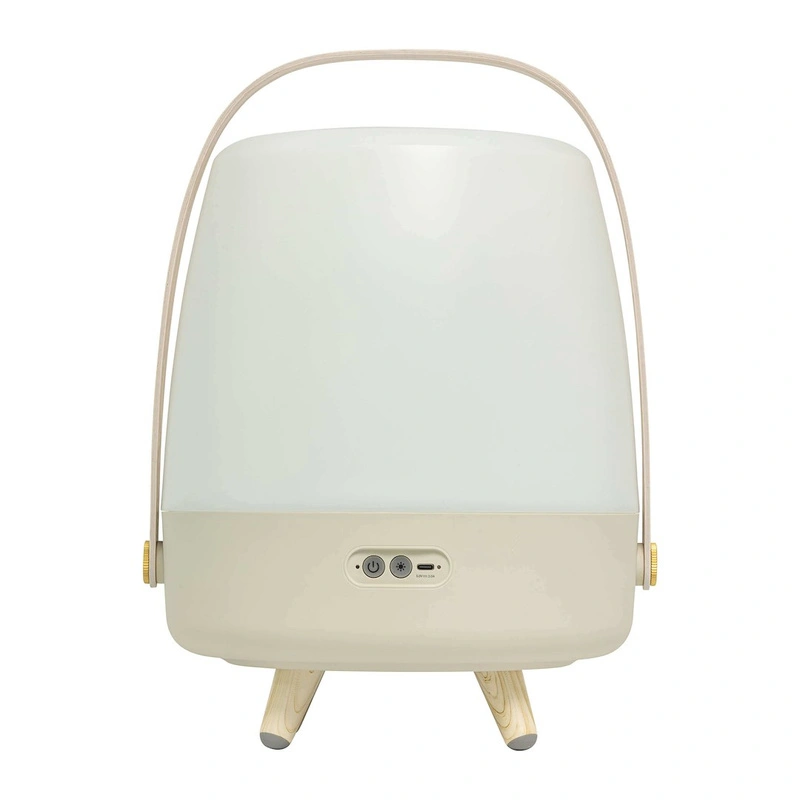Kooduu - LITE-UP PLAY Lampa przenośna z głośnikiem - Beżowy