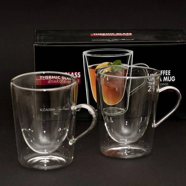 Luigi Bormioli - Filiżanki/szklanki termiczne 2 szt.