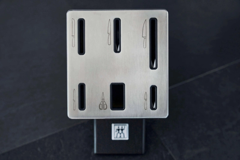 Zwilling - Zestaw 5 noży w bloku samoostrzącym Four Star czarny