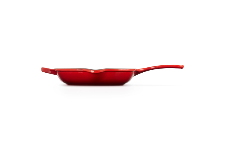 Le Creuset - patelnia żeliwna grillowa 32 cm Wiśniowa