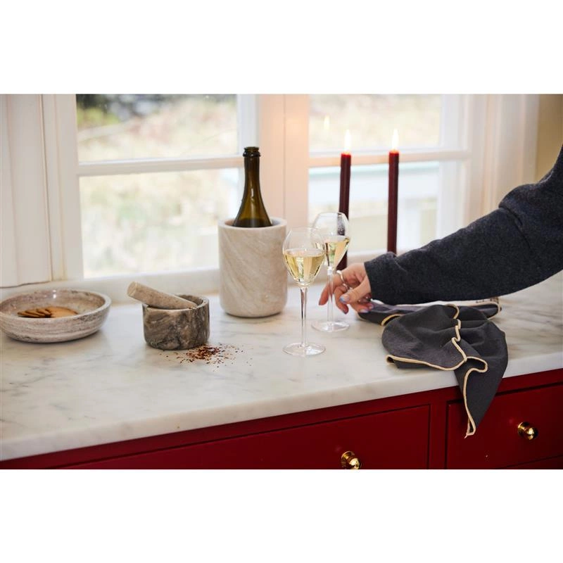 Sagaform - wiaderko do chłodzenia wina, trawertyn, śred. 12,5 x 17 cm Sten