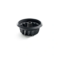 Lékué - Forma silikonowa do pieczenia babek 22 cm, czarna