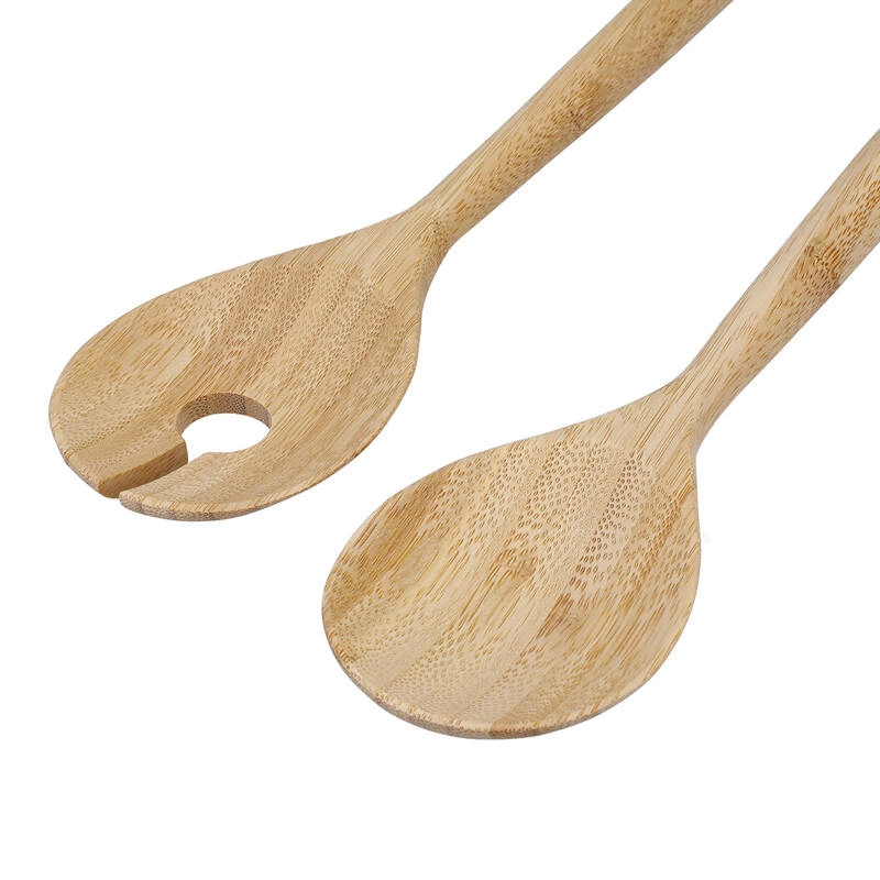 KitchenAid Culinary Tools - drewniane sztućce do sałaty CLASSIC Bamboo