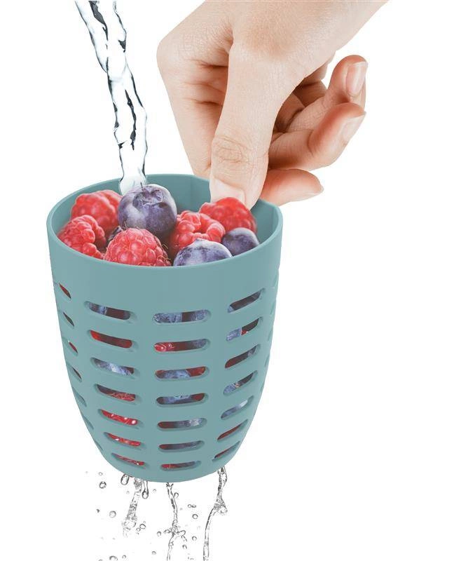 Mepal - Fruit & Veggie Pot Ellipse Nordic Blue