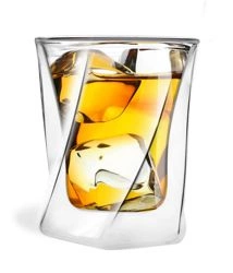 Vialli Design - Szklanka z podwójną ścianką do whisky 300 ml Cristallo