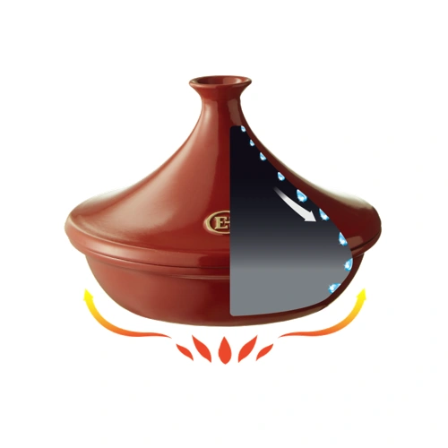 Emile Henry - Tagine 3 L - czerwony