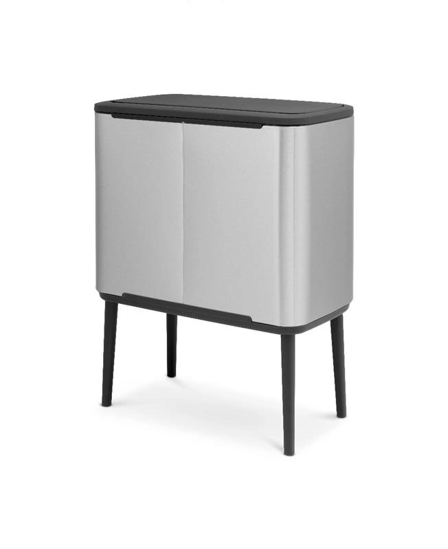 Brabantia - kosz na śmieci Bo Touch Bin 34L (23 + 11) stal matowa FPP