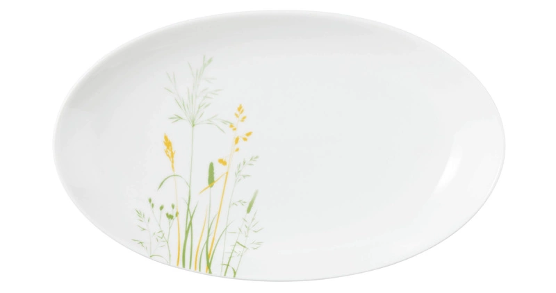 Seltmann - MEADOW GRASSES GREEN Owalny półmisek 24 x 14.5 cm