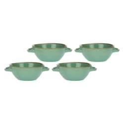 Rose&Tulipani - zestaw 4 misek do zupy 2H 600 ml Concerto Verde Acqua