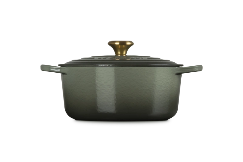 Le Creuset brytfanna żeliwna emaliowana Signature okrągła 26 cm 5,3l thyme