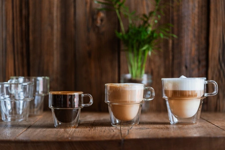 Vialli Design - Komplet 6 szklanek z podwójną ścianką 150ml 280ml 350ml Senso