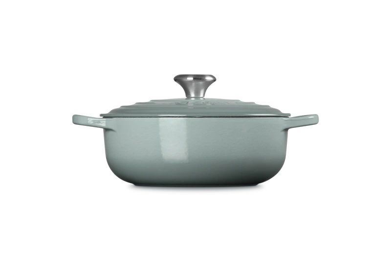 Le Creuset - garnek żeliwny Saute Signature sea salt 3,4 l 24 cm