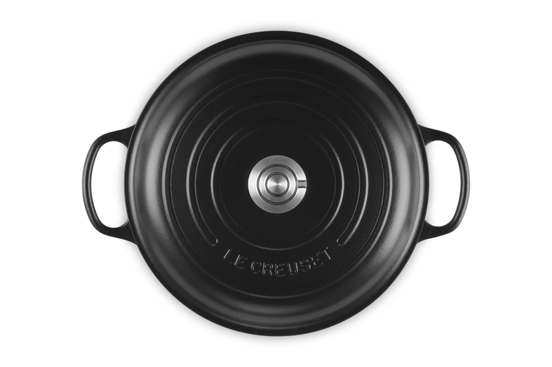 Le Creuset - garnek Gourmet Profesjonalny żeliwny 30 cm 3,5 l czarny