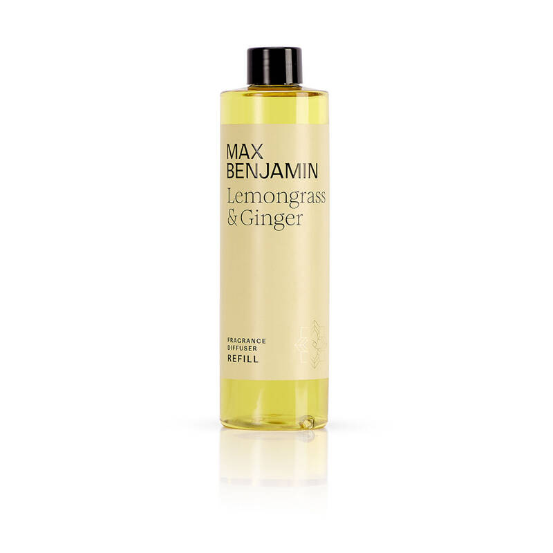 Max Benjamin - Uzupełniacz do dyfuzora 300 ml - Lemongrass and Ginger Classic