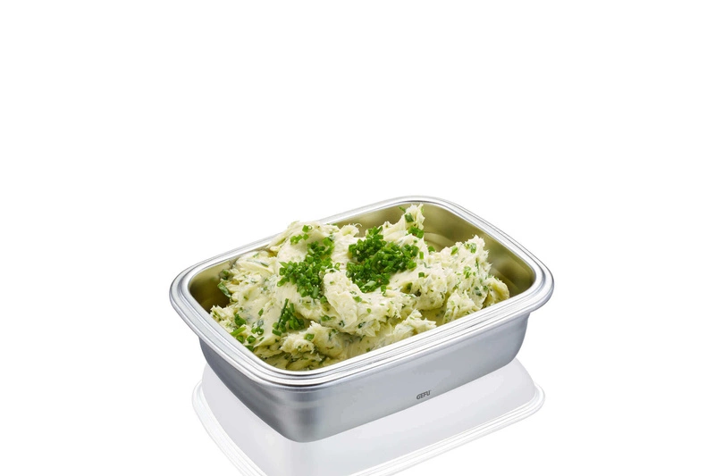 GEFU - zestaw 3 stalowych pojemników kuchennych PREPPO