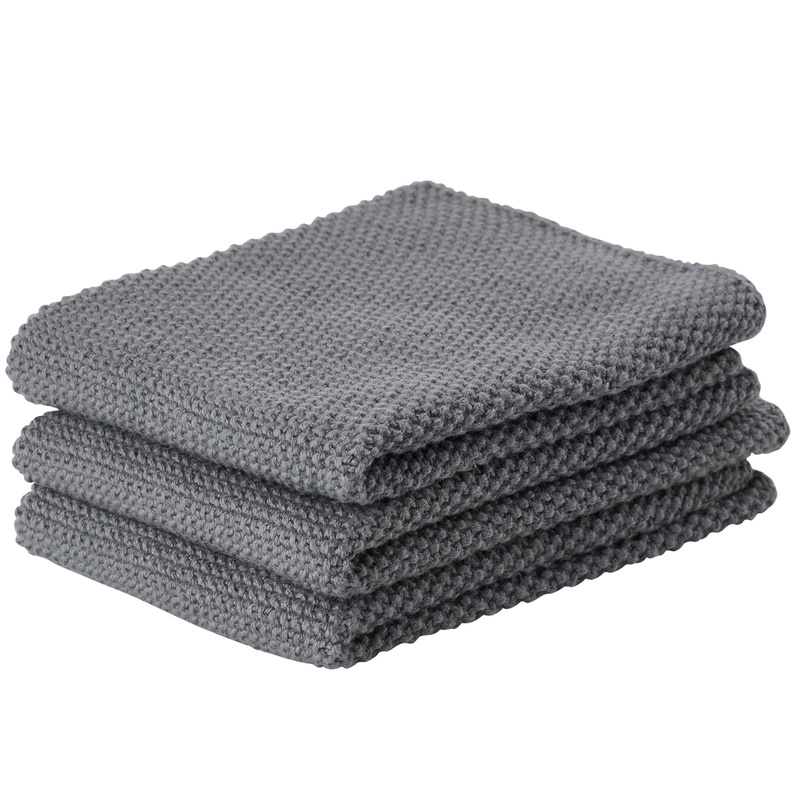 Zone Denmark - Ściereczki kuchenne 3szt. Cool Grey