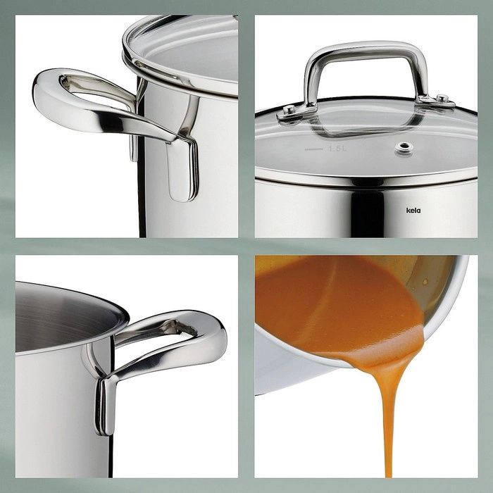 Kela - Garnek z pokrywką 4,6 l Flavoria