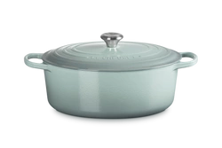 Le Creuset - brytfanna żeliwna emaliowana Signature 33 cm 7,5 l sea salt