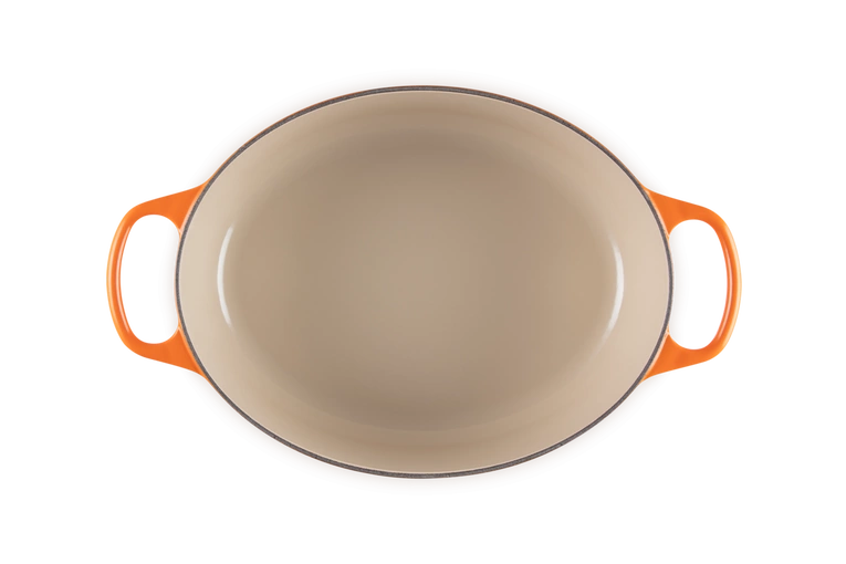 Le Creuset - brytfanna żeliwna emaliowana Signature 31 cm 6,3 l płomienna