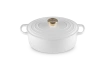 Le Creuset - brytfanna żeliwna emaliowana Signature 27 cm 4,1 l biała