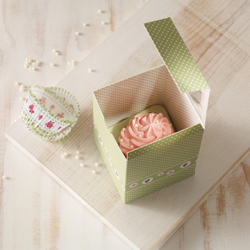 Birkmann - Pudełka prezentowe COTTAGE GARDEN na 1 cupcake - 2 szt.