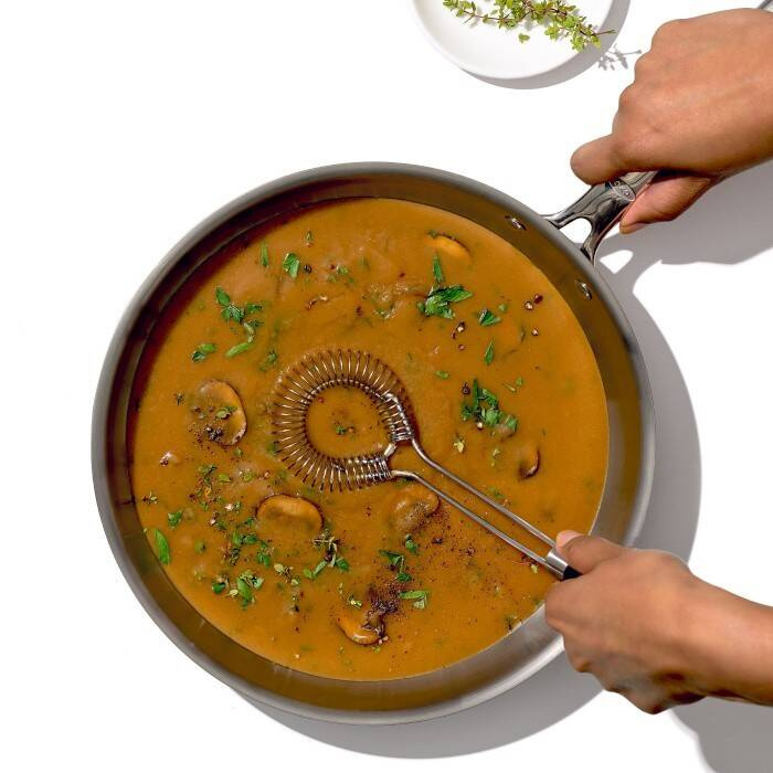 OXO - Trzepaczka stalowa do sosów czarna, Good Grips