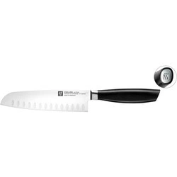 Zwilling - nóż Santoku z rowkami 18 cm srebrny All * Star