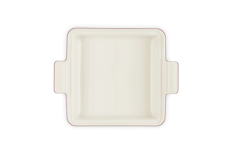 Le Creuset - Kwadratowa Forma z Pokrywką 23 cm Garnet