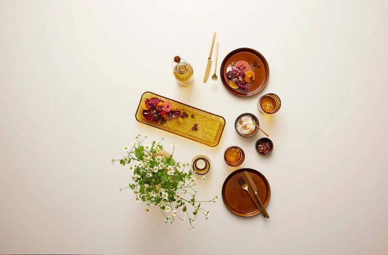 Bitz - Naczynie do serwowania Kusintha 38 x 14 cm Amber