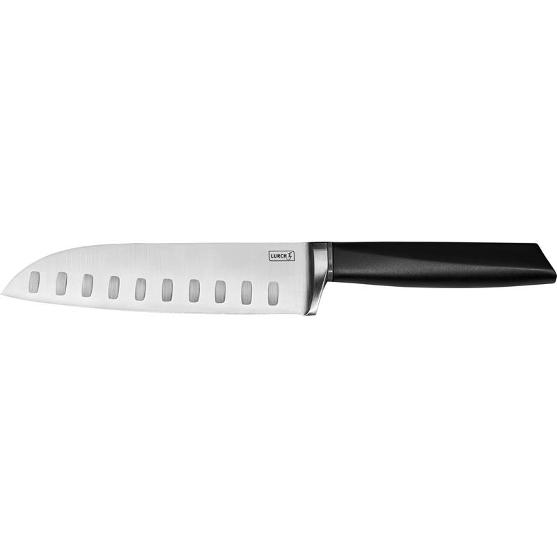 Lurch - nóż Santoku z rowkami, 17 cm Tango