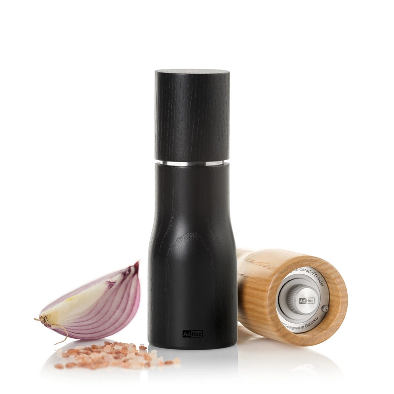 AdHoc - Młynek do pieprzu lub soli Levo S, jesion czarny