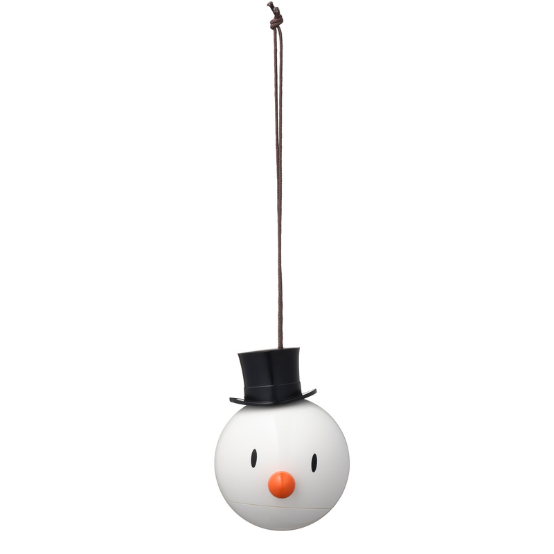 Hoptimist - Zawieszka bombka Hoptimist Snowman Ornament 2 szt biała