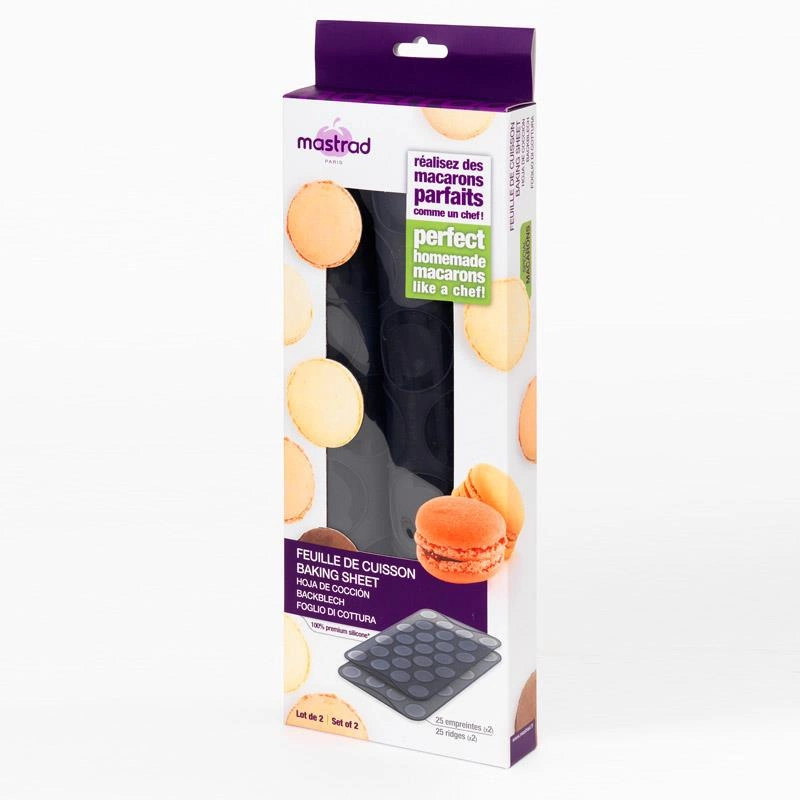 Mastrad - SILIKONOWE MATY DO MAKARONIKÓW (2 SZTUKI)grafitowy